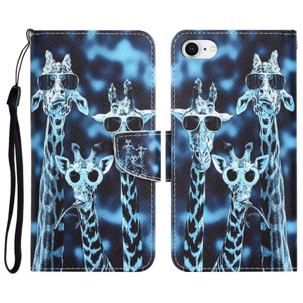 Colored Drawing Leather Phone Case, For iPhone 7 / 8