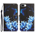 For iPhone 7 Plus / 8 Plus / Blue Butterfly