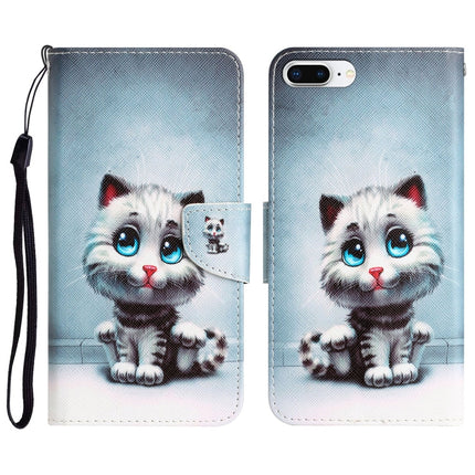 Colored Drawing Leather Phone Case, For iPhone 7 Plus / 8 Plus