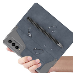 GKK Armor Flip Leather Phone Case with Pen Slots, For Samsung Galaxy Z Fold4
