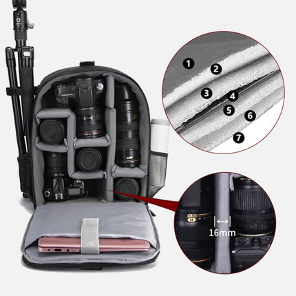 CADeN D6 V Camera Backpack Shoulders Drawbar Nylon Camera Bag