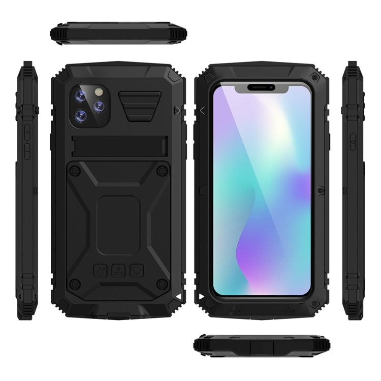 Shockproof Waterproof Dust-proof Metal + Silicone Protective Case with Holder, For iPhone 11, For iPhone 11 Pro, For iPhone 11 Pro Max, For iPhone X / XS, For iPhone XR, For iPhone XS Max, For Galaxy S20 Ultra