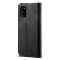 Denim Texture Casual Style Horizontal Flip Leather Case with Holder & Card Slots & Wallet, For Huawei Honor 30, For Huawei Honor 30S
