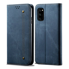 Denim Texture Casual Style Horizontal Flip Leather Case with Holder & Card Slots & Wallet, For Huawei Honor 30, For Huawei Honor 30S