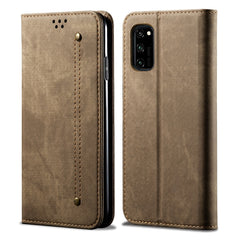 Denim Texture Casual Style Horizontal Flip Leather Case with Holder & Card Slots & Wallet, For Huawei Honor 30, For Huawei Honor 30S