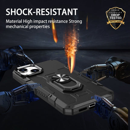 Ring Holder Armor Hybrid Phone Case, For iPhone 14, For iPhone 14 Plus, For iPhone 14 Pro, For iPhone 14 Pro Max