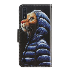 Colored Drawing Horizontal Flip Leather Case with Holder & Card Slot & Wallet, For Galaxy A01