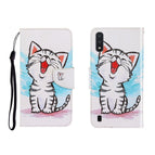 For Galaxy A01 / Red Mouth Cat