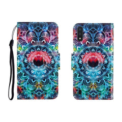 Colored Drawing Horizontal Flip Leather Case with Holder & Card Slot & Wallet, For Galaxy A01