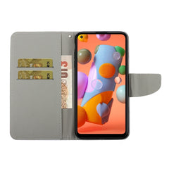 Colored Drawing Horizontal Flip Leather Case with Holder & Card Slot & Wallet, For OPPO A11