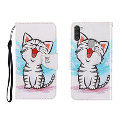 Colored Drawing Horizontal Flip Leather Case with Holder & Card Slot & Wallet, For OPPO A11