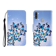 Colored Drawing Horizontal Flip Leather Case with Holder & Card Slot & Wallet, For OPPO A11