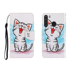 For Galaxy A21 / Red Mouth Cat