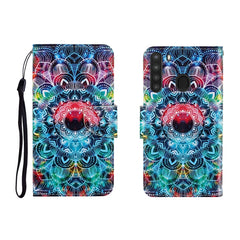 Colored Drawing Horizontal Flip Leather Case with Holder & Card Slot & Wallet, For Galaxy A21