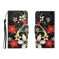 Colored Drawing Horizontal Flip Leather Case with Holder & Card Slot & Wallet, For Galaxy A21