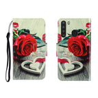 For Galaxy A21 / Red rose