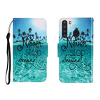 For Galaxy A21 / Blue Coconut Grove