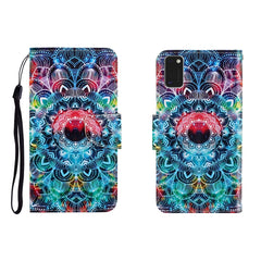 Colored Drawing Horizontal Flip Leather Case with Holder & Card Slot & Wallet, For Galaxy A41