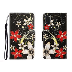 Colored Drawing Horizontal Flip Leather Case with Holder & Card Slot & Wallet, For Galaxy A41