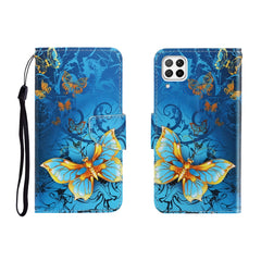 Colored Drawing Horizontal Flip Leather Case with Holder & Card Slot & Wallet, For Huawei P40 Lite