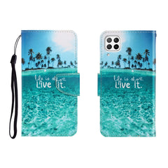 Colored Drawing Horizontal Flip Leather Case with Holder & Card Slot & Wallet, For Huawei P40 Lite