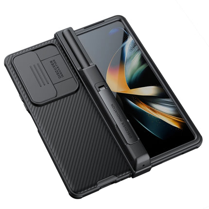 NILLKIN Black Mirror Pro Series Camshield PC Phone Case with Pen Slot, Set Version, For Samsung Galaxy Z Fold4 5G