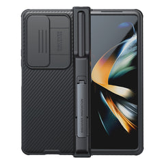 NILLKIN Black Mirror Pro Series Camshield PC Phone Case with Pen Slot, Set Version, For Samsung Galaxy Z Fold4 5G