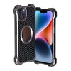 R-JUST RJ51 Hollow Shockproof Metal Phone Case, For iPhone 14, For iPhone 14 Plus, For iPhone 14 Pro, For iPhone 14 Pro Max