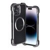 R-JUST RJ51 Hollow Shockproof Metal Phone Case, For iPhone 14, For iPhone 14 Plus, For iPhone 14 Pro, For iPhone 14 Pro Max