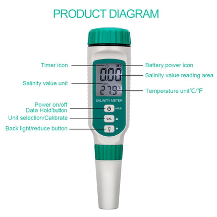 SmartSensor AR8012 Portable Digital Salino Meter, AR8012