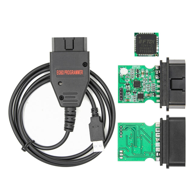 EOBD2 Flasher FT232RQ Galletto 1260 Cable Auto Chip Tuning Interface Remap Flasher Programmer Tool, EOBD2 Flasher