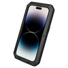 Shockproof Waterproof Silicone + Zinc Alloy Case, For iPhone 14 Pro Max, For iPhone 14 Pro, For iPhone 14, For iPhone 14 Plus