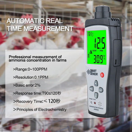 SmartSensor AR8500 Handheld Ammonia Gas NH3 Detector Meter, AR8500