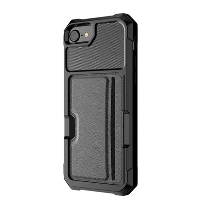 ZM02 Card Slot Holder Phone Case, For iPhone SE 2022 / SE 2020 / 8 / 7, For iPhone 8 Plus / 7 Plus, For iPhone XS / X, For iPhone XR, For iPhone XS Max, For iPhone 11, For iPhone 11 Pro, For iPhone 11 Pro Max