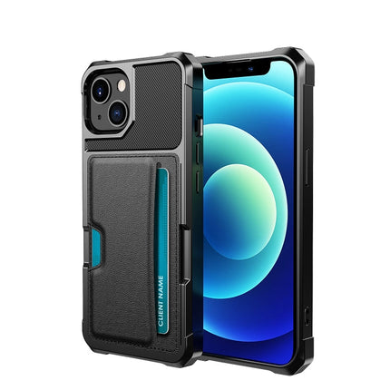 ZM02 Card Slot Holder Phone Case, For iPhone 12, For iPhone 12 mini, For iPhone 12 Pro, For iPhone 12 Pro Max, For iPhone 13, For iPhone 13 mini, For iPhone 13 Pro, For iPhone 13 Pro Max