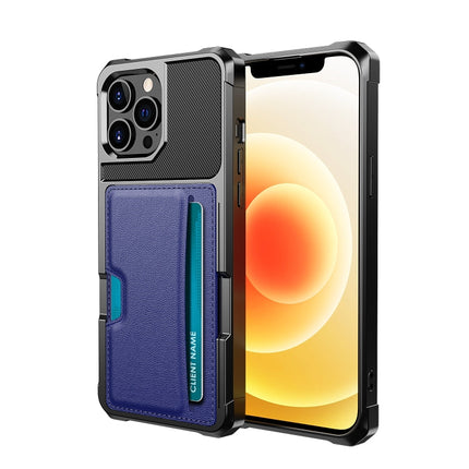 ZM02 Card Slot Holder Phone Case, For iPhone 12, For iPhone 12 mini, For iPhone 12 Pro, For iPhone 12 Pro Max, For iPhone 13, For iPhone 13 mini, For iPhone 13 Pro, For iPhone 13 Pro Max