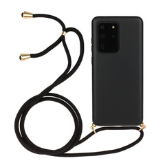 Wheat Straw Material + TPU Protective Case with Lanyard, For Samsung Galaxy S10e, For Samsung Galaxy S20, For Samsung Galaxy S20 Plus, For Samsung Galaxy S20 Ultra