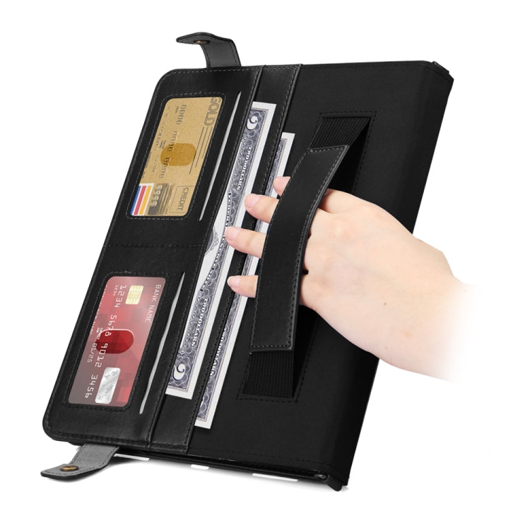 Envelope Horizontal Flip PU Leather Case with Card Slots & Pen Slots & Holder & Wallet & Photo Frame & Shoulder Strap, For iPad Pro 11 2021 / 2020, For iPad Pro 12.9 2021 / 2020