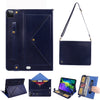 Envelope Horizontal Flip PU Leather Case with Card Slots & Pen Slots & Holder & Wallet & Photo Frame & Shoulder Strap, For iPad Pro 11 2021 / 2020, For iPad Pro 12.9 2021 / 2020