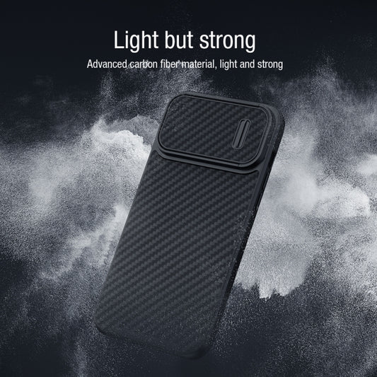 NILLKIN Synthetic Fiber Camshield Phone Case, For iPhone 14, For iPhone 14 Plus, For iPhone 14 Pro, For iPhone 14 Pro Max