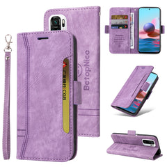 BETOPNICE Dual-side Buckle Leather Phone Case, For Xiaomi Redmi Note 9 4G, For Xiaomi Redmi Note 9 Pro 4G, For Xiaomi Redmi Note 10 4G Indian, For Xiaomi Redmi Note 10 5G