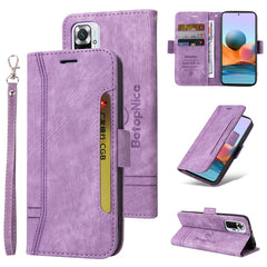 BETOPNICE Dual-side Buckle Leather Phone Case, For Xiaomi Redmi Note 10 Pro, For Xiaomi Redmi Note 11 4G, For Xiaomi Redmi Note 11 Pro 5G / 4G, For Xiaomi Redmi 9A