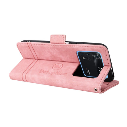 BETOPNICE Dual-side Buckle Leather Phone Case, For Xiaomi Poco M4 Pro 4G, For Xiaomi Poco X3 NFC, For Xiaomi Poco X4 Pro 5G