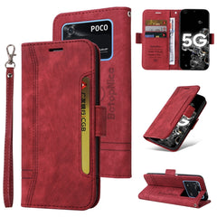 BETOPNICE Dual-side Buckle Leather Phone Case, For Xiaomi Poco M4 Pro 4G, For Xiaomi Poco X3 NFC, For Xiaomi Poco X4 Pro 5G