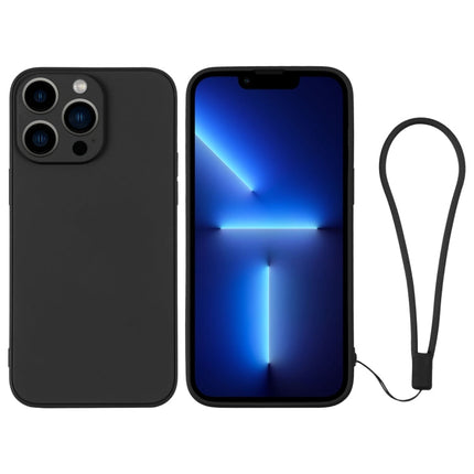 Silicone Phone Case with Wrist Strap, For iPhone 13 Pro
