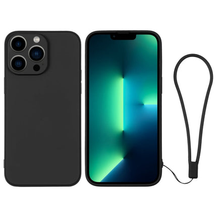 Silicone Phone Case with Wrist Strap, For iPhone 13 Pro Max