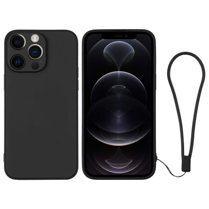 Silicone Phone Case with Wrist Strap, For iPhone 12 Pro