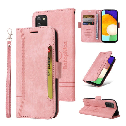 BETOPNICE Dual-side Buckle Leather Phone Case, For Samsung Galaxy A03 164mm, For Samsung Galaxy A03s 166mm, For Samsung Galaxy A03 166mm, For Samsung Galaxy A12 5G / 4G