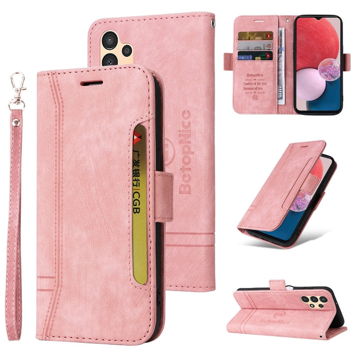BETOPNICE Dual-side Buckle Leather Phone Case, For Samsung Galaxy A13 4G, For Samsung Galaxy A22 4G EU Version, For Samsung Galaxy A23 4G, For Samsung Galaxy A32 4G EU Version