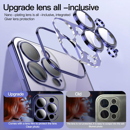 Dustproof Glass Lens Protection Electroplating Phone Case, For iPhone 14 Pro, For iPhone 14 Pro Max